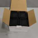 Furniture Risers Bed Risers, Adjustable Risers Blocks Lift 2, 4, 5.9 inches Heavy Duty Desk Leg Risers for Couch Table Desk Sofa Dresser, Refrigerator, Washing Machine - Support up to 2000 lbs (Black-4 Pack)