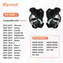 2Pcs Front Door Lock Actuator Motor Compatible with Tundra, Camry, 4Runner, Rav4, Lexus RX350 RX450h, Scion tC xB xD | Replaces # 931-401, 931-403 | Left Driver Side and Right Passenger Side