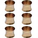 Yourtablecloth Napkin Rings or Napkin Holders  Enhanced & Appealing Table Dcor for Weddings, Parties, Christmas, New Year or Every Day UseHammered Gold Napkin Rings Set of 12
