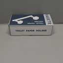 Bathroom Toilet Paper Holder Wall Mount SUS304 Stainless Steel Double Post Pivoting Toilet Paper Roll Holder Wall Mounted for Bathroom RV Commercial Toilet Tissue Dispensers, Brushed Nickel