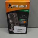 Active Ankle T2 Ankle Brace, Rigid Ankle Stabilizer for Protection & Sprain Support for Volleyball, Cheerleading, Ankle Compression Braces for Men & Women, White, Small (White, S)