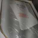 ANDY STAR Brass Mirror Bathroom, 24x36 Gold Arched Mirror, Arched Bathroom Mirror, Gold Bathroom Mirror Metal Framed, SUS304-Anti-Rust, Tube Frame, 1 Deep Set Wall Mounted Vertical