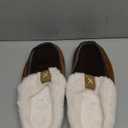 Homitem Mens Slippers Moccasins Memory Foam Fuzzy Slippers for Men Wool-Like Plush Fleece Lined House Shoes Indoor Outdoor Anti-Skid Rubber Sole Home Bedroom, Size 44/45