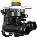 REVO Water Pump Assembly Replacement for Audi A6 A5 A4 A3 TT Q5 Q3 Allroad Compatible with for VW Tiguan Jetta Passat GTI Eos Beetle CC 2.0T TSI Replace#06H121026AF 06J121026R 707152080 1312460