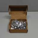 M14x1.5 One-Piece Lug Nuts, 14x1.5 20pcs Chrome Factory Style Wheel Nuts 21mm Hex Fits Ford Mustang Edge Explorer Fusion Maverick Lincoln Aviator MKX MKZ, Replace OE#611-007 ACPZ-1012-D/M OE Wheels (Silver)