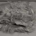 Ashler faux fur rug, Fluffy Shaggy Area Rug Ultra Soft 2 x 3 Feet Sheepskin Fur Rug, Grey Fuzzy Rug Machine Washable Shag Rug, Nursery Decor Throw Rugs for Bedroom, kids room, Living Room