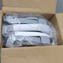 MoreFeel Collapsible Baby Bathtub for Newborn with Thermometer & 1 Hooded Towel & 1 Soft Floating Cushion, Portable Travel Bathtub with Drain Hole, Durable Foldable Baby Tubs for Infants to Toddler (Grey)