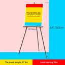 MEEDEN Easel Stand for Wedding Sign: Wood Tripod for Poster Board - Wooden Easel Standing for Display Welcome Picture
