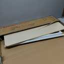 WOHOMO Folding Desk, Small Foldable Desk 31.5" for Small Spaces, Space Saving Computer Table Writing Workstation for Home Office, Easy Assembly, Oak (Beige)