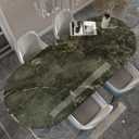 Dark Green Marble Contact Paper Marble Wallpaper Granite Counter Top Peel and Stick 48"x118" Waterproof Glossy Removable Thick Modern Wall Paper Countertop Wallpaper Marble Vinyl Wrap for Cabinets
