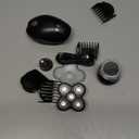 Electric Razors for Women, 5-in-1 Rechargeable Body Shaver - Waterproof Wet Dry Hair Remover - Trimmer for Lady Face Underarms Bikini,Lips,arms, Legs (Gold)