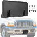 Replacement for Front Bumper License Plate Frame Bracket 1999-2004 Ford F250 F350 F450 F550 Super Duty 2000-2004 Ford Excursion F81Z-17A385-AA