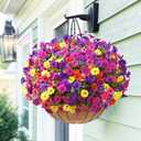 Yastouay Artificial Flowers for Outdoors, 22 Bundles UV Resistant Artificial Outdoor Flowers, Realistic Fake Outdoor Flowers Plant Faux Flowers for Outdoor Planters Front Porch Patio Window Box