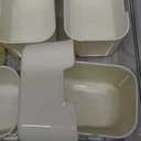 Divided Snack Serving Tray with Lid and Handle travel Snackle Box Charcuterie Container Portable Storage Organizer for Candy, Fruits, Nuts, Snacks, 1Pack, White