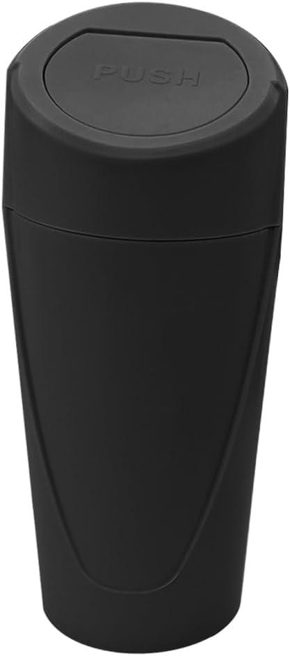 Car Trash Can with Lid, Mini Portable Leakproof Automotive Garbage Bin Multipurpose Organizers and Storage, Universal for SUV, Truck, RV, Home, Office, Kitchen, Bedroom and MoreBlack