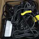 LED String Lights: 3 Prong 180w ETL Listed Bright Industrial Outdoor Temporary Lighting Hanging IP65 Waterproof 18AWG Wire Work Construction Light for Attic Jobsite Garage