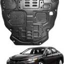 Front Engine Splash Shield Fit for Toyota Camry 2018 2019 2020 2021 2022 2023 Skid Plate Suitable for Camry Engine Guard Cover Mud Flaps Directly Replace Original One Black