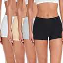 wirarpa Women's Boyshorts Panties Cotton Boxer Briefs for Ladies Underwear Shorts with Cotton Crotch 4 Pack Size M