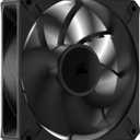 CORSAIR RS120 MAX 120mm PWM Thick Fan  High Static Pressure  Liquid Crystal Polymer Construction  Single Fan  Black