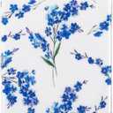 J.west Slim Floral for iPhone Air Case, Thin Soft TPU Protective Phone Cover, Aesthetic Blue Flower Pattern Girly Case