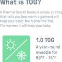 SwaddleMe by Ingenuity Compression Baby Swaddle Pod, Two-Way Zipper for Easy Diaper Changes, Improves Sleep & Calms Startle Reflex, 0-2 Months, 1.0 TOG, 2-Pack - I Heart You