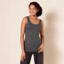 Amazon Essentials Women's Slim-Fit Scoop Neck Tank Top, Pack of 2,Black M