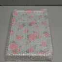 Tiangrid 4 Pcs Melamine Serving Trays Platters Snack Trays Reusable Rectangle Platters for Sports Game Day Flower Tea Party Food Dessert Cookies Serving Plates Supplies, 13 x 9.7 Inch(Flower)