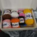 HEJIN Crochet Kit for Beginners, 6PCS Crochet Animal Kit for Adults Kids, Crochet Kits Include Videos Tutorials, Beginner Yarn, Eyes, Crochet Hook  Gifts for Women, Teen, Girls Birthdays