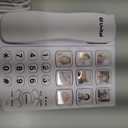 Uvital Big Button Phone for Seniors, Corded Landline Phone with 9 One-Touch Dialing Big Buttons, Hands-Free Calling, Loud Ringer, Easy to Use for Visually Impaired Telephone for Seniors