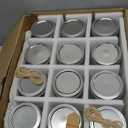 32 oz Wide Mouth Mason Jars with Airtight Lids and Bands, 12-Pack with Extra 4 Lids, Tags & Twine, Quart Glass Canning Jars for Overnight Oats, Pickling, Food Storage, DIY Crafts, Wedding Favors