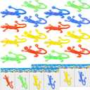 Yeetec 24 Pack Sticky Gecko Stretchy Sticky Lizards Sensory Toys for Kids Birthday Party Favors, Reptile Themed Party Supplies Bag Fillers, Classroom Prizes, Random Color