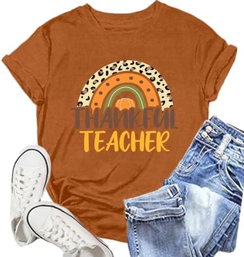 NEWKA Thanksgiving Day Shirt for Women Gobble Turkey Tshirt Thanksgiving Tee Tops XL