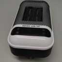 Givebest Cyber 800W Plug in Heater with ECO Mode Save Energy - Portable Outlet Space Heater, Small Electric Wall Heaters for Indoor Use with Adjustable Thermostat and 12H Timer for Bathroom Home (1PC)