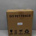 BUCATSTATE Guinea Pig Cages with Floor Mat, 20 Panels Guinea Pigs Playpen with Top Cover, Metal Rabbit Cage Indoor for Hedgehogs, Quail, Chickens (47" L x 24" W x 12" H)