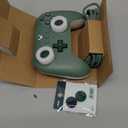 8Bitdo Ultimate C Hall Effect Joysticks/Hall Trigger Wired Controller with RGB Lighting Fire Ring, 3.5mm Audio Jack for Xbox Series X|S, Xbox One, Windows 10/11 - Officially Licensed (Dark Green)