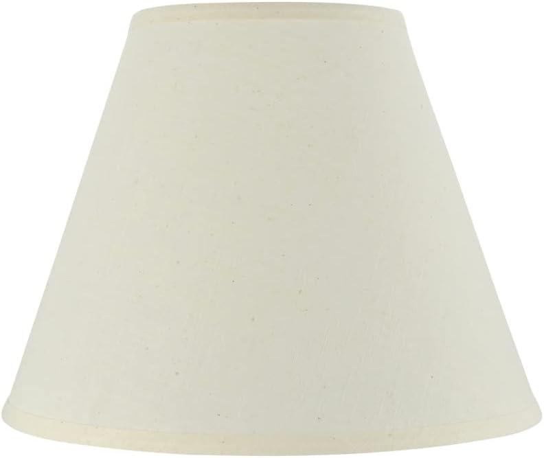 Aspen Creative 32287A, Transitional Hardback Empire Shaped Spider Construction Lamp Shade in Beige, 14" wide (7" x 14" x 11")