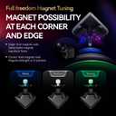GAN 16 Maglev MAX Speed Cube 3x3 Magnetic, Power Stability Handfeel Max Professional Speedcube, Brain Teaser Puzzle Fidget Toy for Kids Adults, 2025 Pinnacle Flagship UV Version GAN16, 56mm
