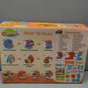 Crelloci 3 in 1 Color Dough Kitchen Creations Set, Ice Cream Spaghetti Burger Maker Machine, Art Crafts Food Modeling Toys, Accessories Tools Kit for Boys Girls Kids Toddlers Ages 3+ (12 Colors Dough)