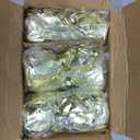 Aluminum Foil Balloon Weights for Parties (6 pcs) - 0.31lb (140g) Each - Premium Balloon Anchors for Birthday, Wedding, Dinner, Indoor & Outdoor Decorations(Light Gold 6pcs)