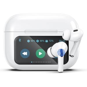 A9 pro Language Translator Earbuds, Real-Time Translator Earphones with 144 Languages and Accents 8 Offline Language Translation, Two-Way Translation Device for Travel Business Learning
