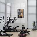 Wall Mirror Tiles 12x12 inch 4 Pack, Self Adhesive Plastic Mirrors for Wall Decor, Easy Install Stick-On Full Body Mirror Squares