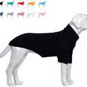 Lovelonglong Dog Pullover Sweatshirt Autumn Winter Cold Weather Dog T-Shirts for Small Medium Large Size Dogs Chihuahua Clothes Black XS