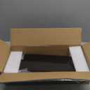 TSJ OFFICE Glass Desktop Whiteboard - 17 X 7 Inches Small Dry Erase Board with Warm Light, Black Glass White Board Surface Notepad with 1 Drawer, Desk Organizers for Office, Home, School Supplies