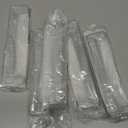 5 Pack 6 Inch Black Cabinet Handles Kitchen - Matte Black Drawer Pulls Stainless Steel - 128mm Cabinet Hardware Square Bar Modern Cabinet Pulls for Kitchen Bathroom Cupboard