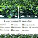 Artificial Ivy Privacy Fence Wall Screen: 6FT X 12FT (72 sqft) UV-Anti Faux Boxwood Roll Panels Greenery Backdrop Ivy Vine Leaf Hedges Fence Panels for Indoor Outdoor Green Decor