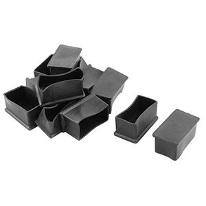 Qtqgoitem Rubber Hotel Rectangle Shaped Furniture Wardrobe Chair Leg Cover Cap Pad 12pcs (Model: 914 6cd e65 7f4 722)