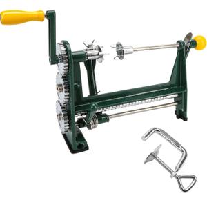 Hand Crank Orange Twist Peeler Machine, Multifunction Stainless Steel Fruit & Citrus Peeling Tool for Apple Kiwi Potato, Adjustable Clamp-on Kitchen Gadgets for Desk or Table, Household Tool