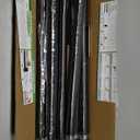 Black Curtain Rods, Room Darkening Curtain Rod for Windows 66 to 120 Inches(5.5-10Ft), Wrap Around Rods, Adjustable Heavy Duty Blackout Drapery Rod, Window Treatment, Matte Black