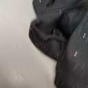 Floerns Women's Plus Size A Line Dress Mesh Short Sleeve V Neck Flared Glitter Ribbed Knit Party Cocktail Dresses Black 3X-Large Plus