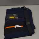 TBMPOY Men's Snow Ski Hiking Pants Waterproof Winter Fleece Lined Pants Camping Skiing Ice Fishing Pants with Belt (X-Large, A1-thick Navy)